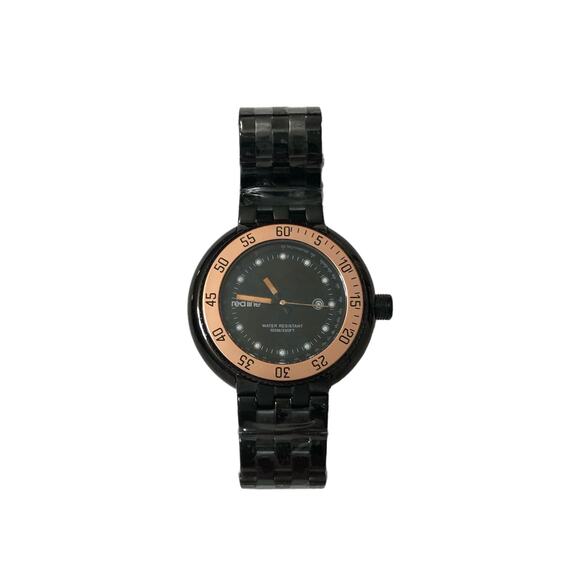 Redline 50039-BB11 Black Japan Movement Mineral Crystal Water Resistant Watch - Picture 1 of 7